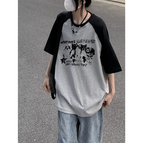 Women's Summer Plus Size Cotton Casual Short-sleeved T-shirt