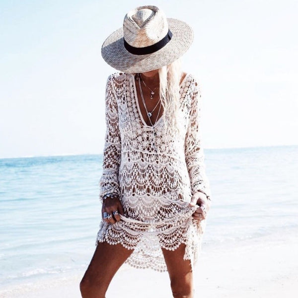 Women sexy bikini Beach cover-up swimwear shirt Tops up swimwear beach summer wear mesh beach shirt warm